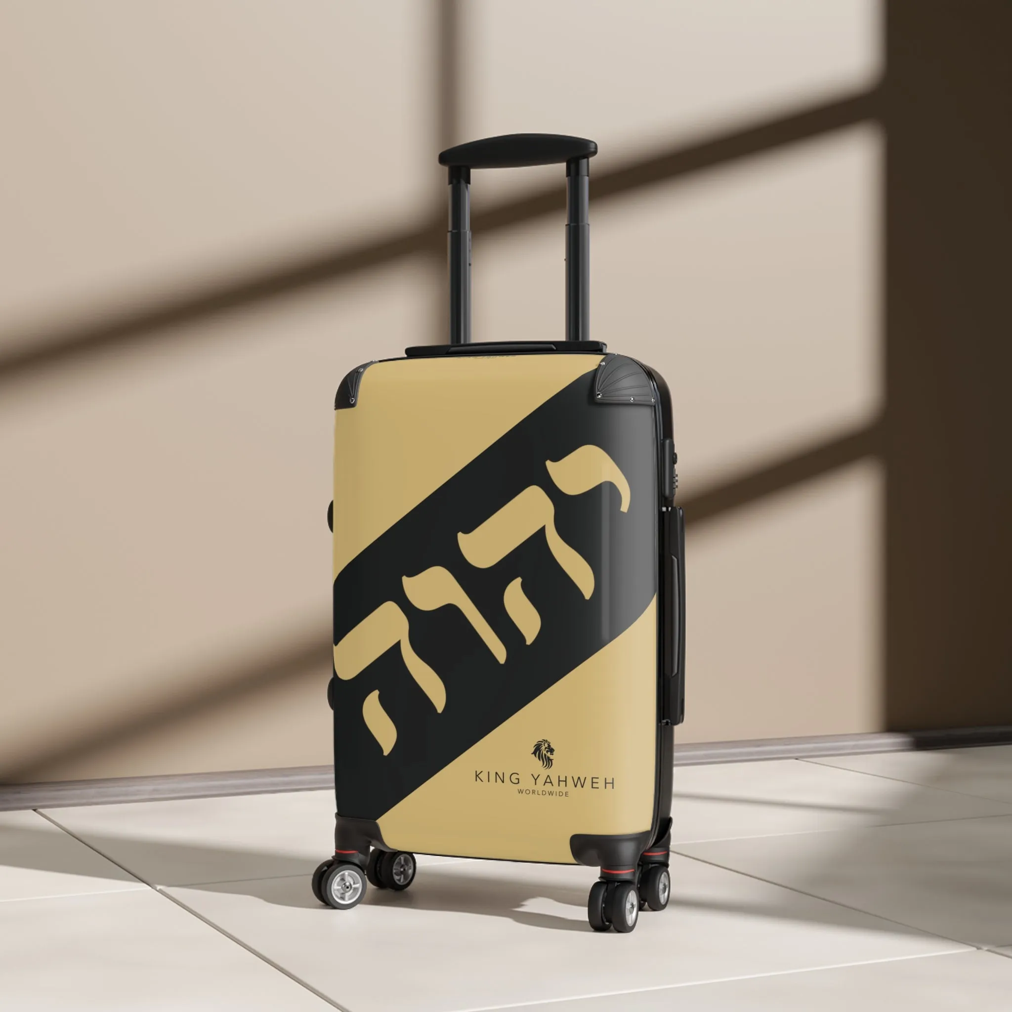 King YAHWEH Tetra Gold Suitcase