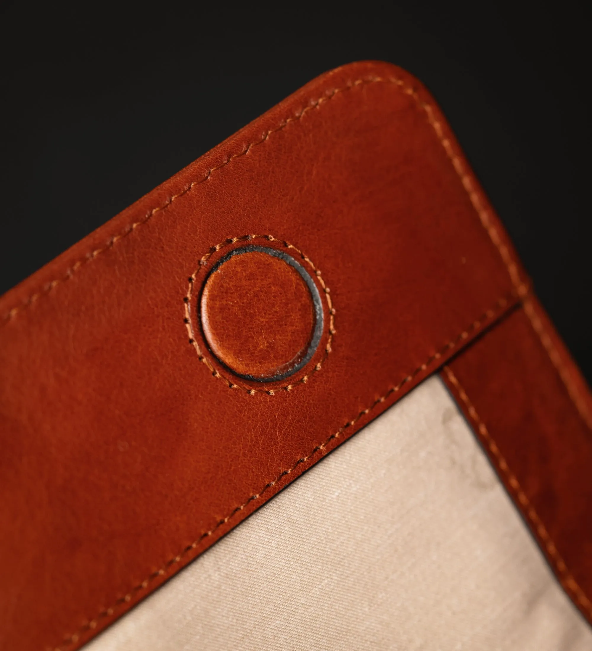 Large Leather Briefcase Laptop Bag - The Chateau