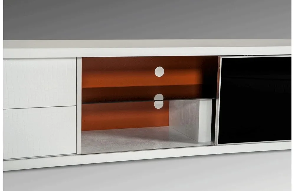 Leopold Modern TV Stand White