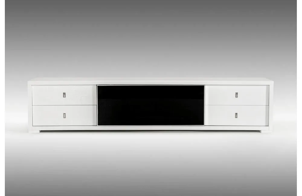 Leopold Modern TV Stand White