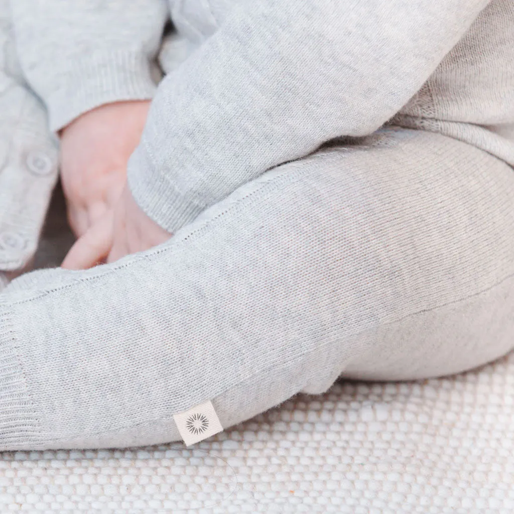 Lightweight Cable Onesie - Silver