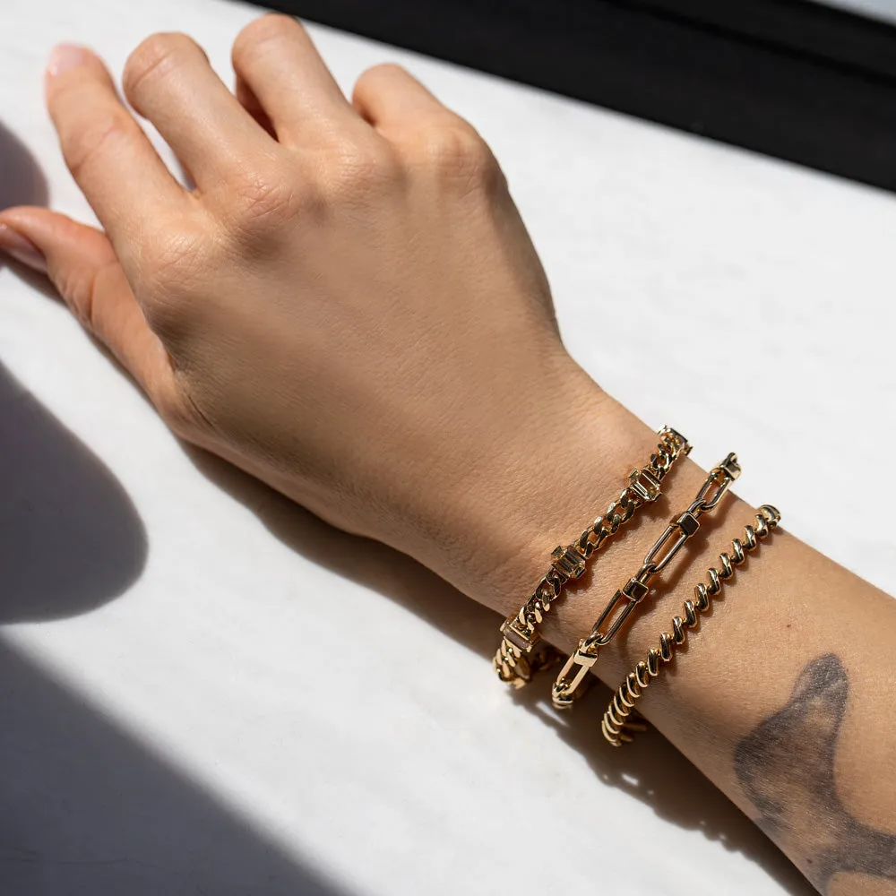 Lightweight Petite Puff Bracelet