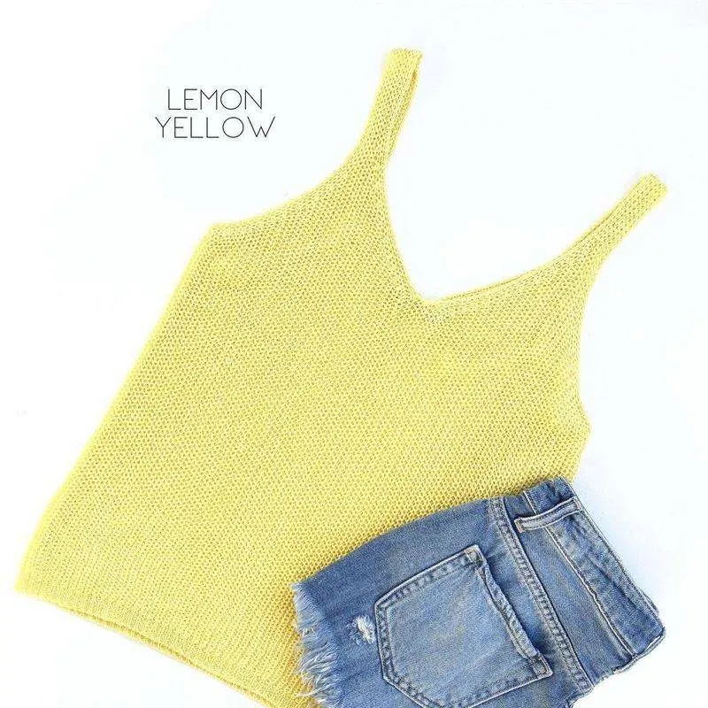 Lightweight Sweater Tank