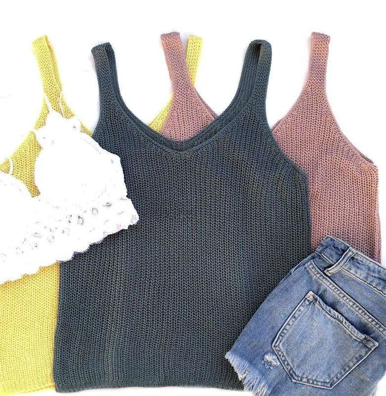 Lightweight Sweater Tank