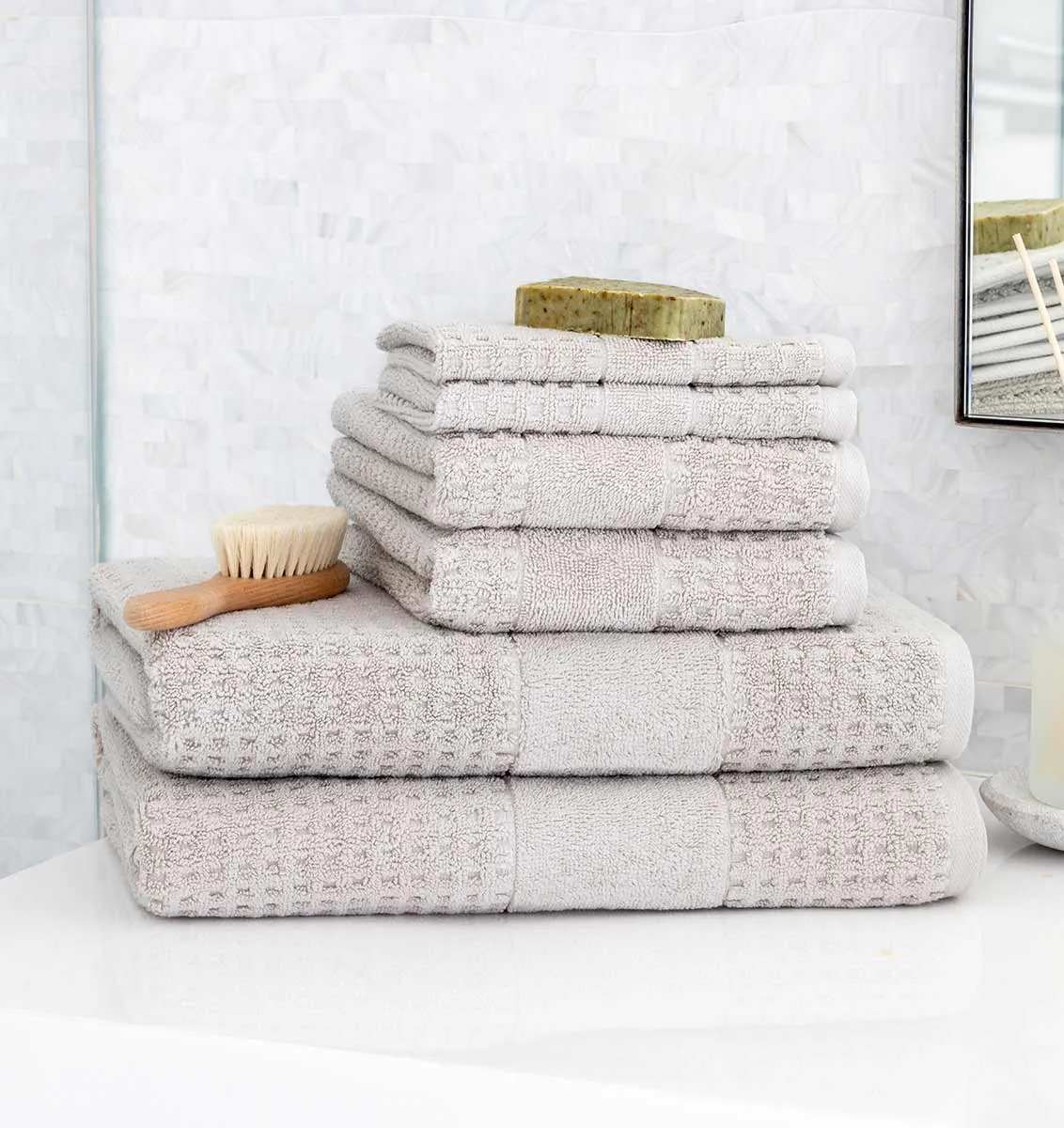 Lightweight Waffle Towel Bundle