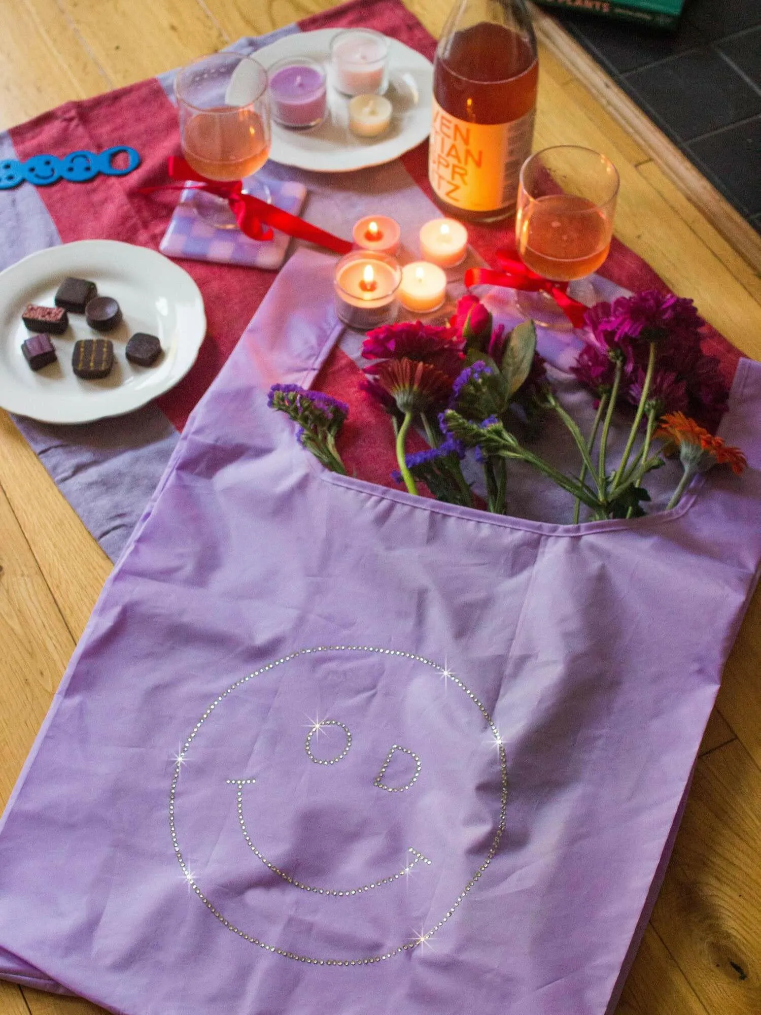 Limited Edition Lilac Crystal Reusable Bag