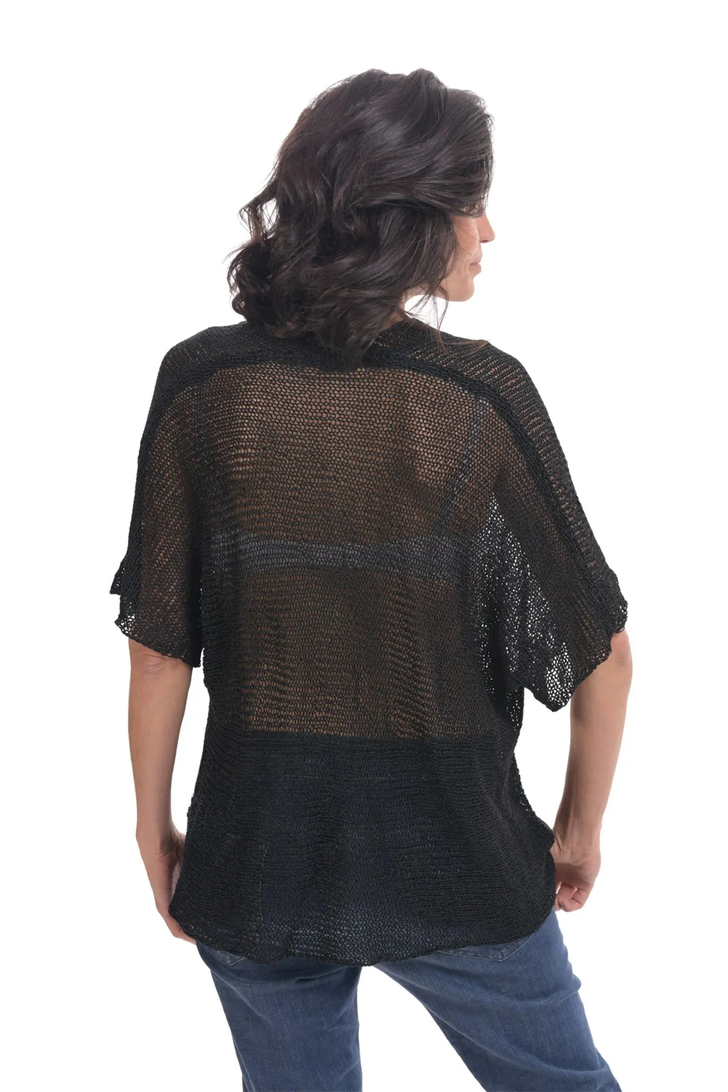 Luxe Cardigan Sweater, Black