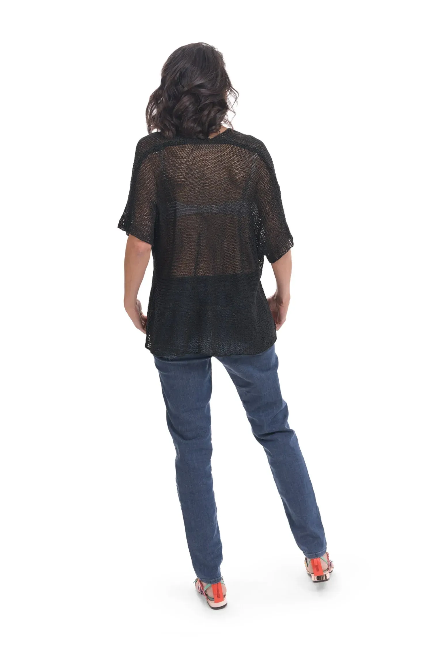 Luxe Cardigan Sweater, Black