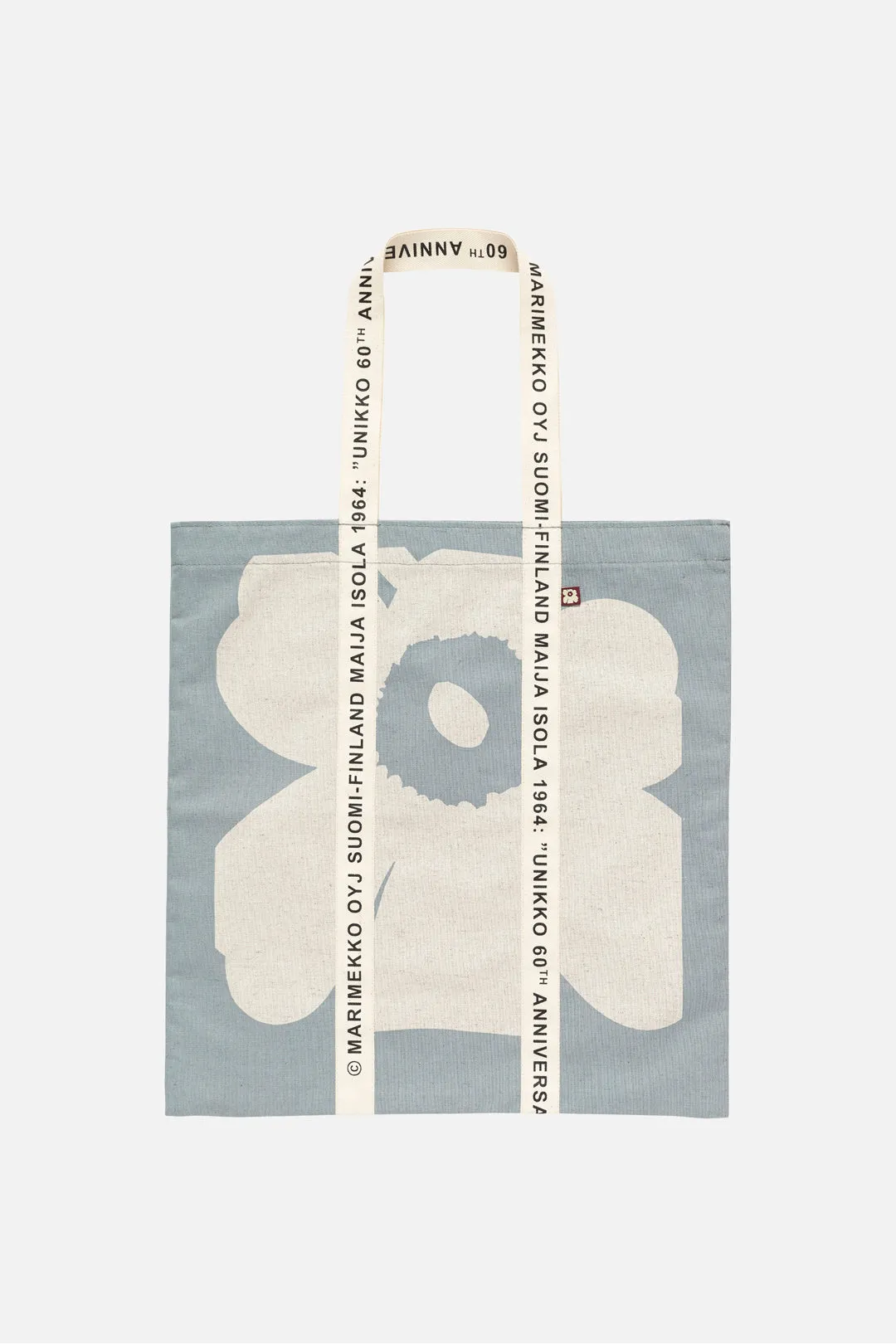 Marimekko Carrier Midi Unikko Grey Bag