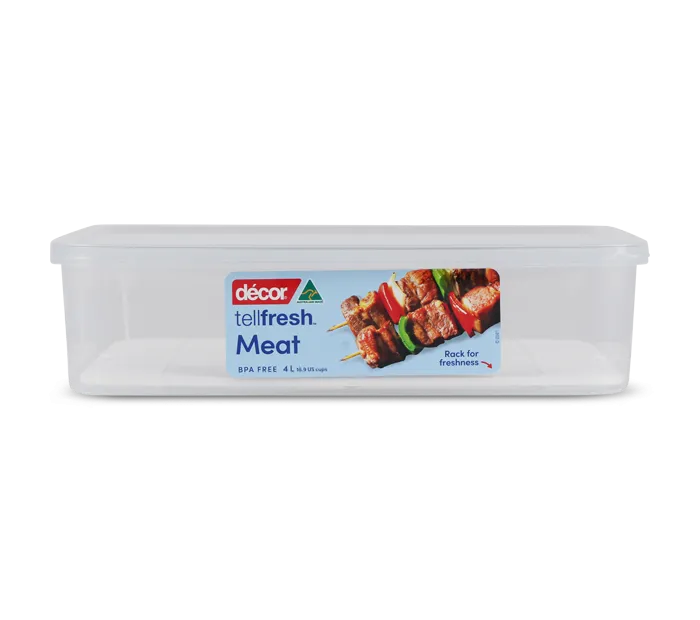 Meat Container with Rack, 4L