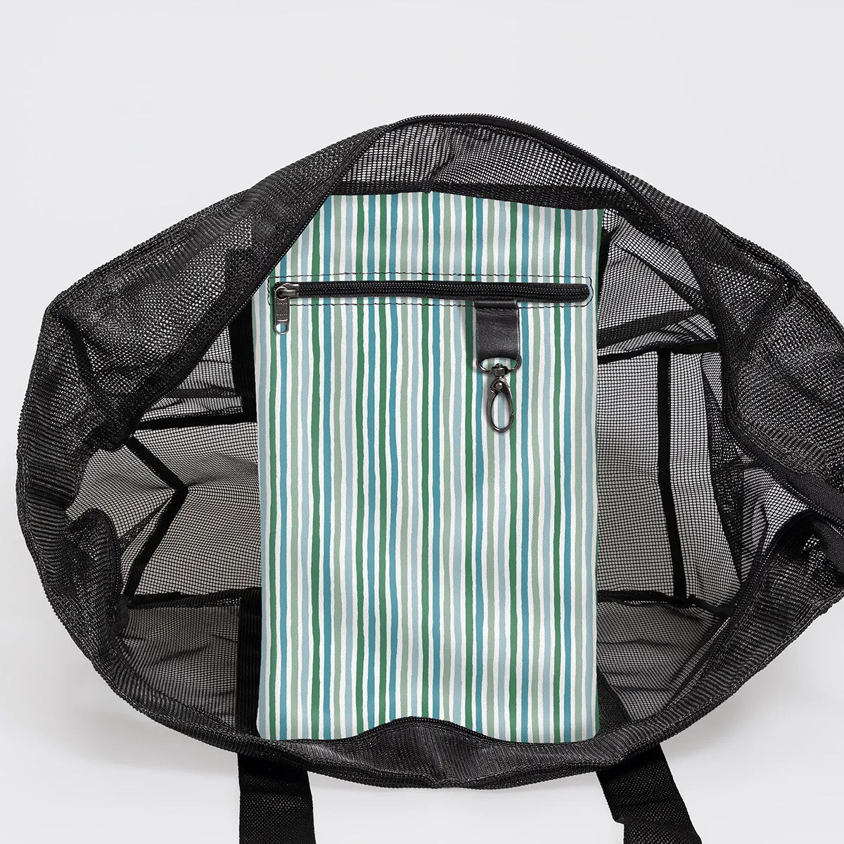 Meshie Jumbo Beach Bag BLACK