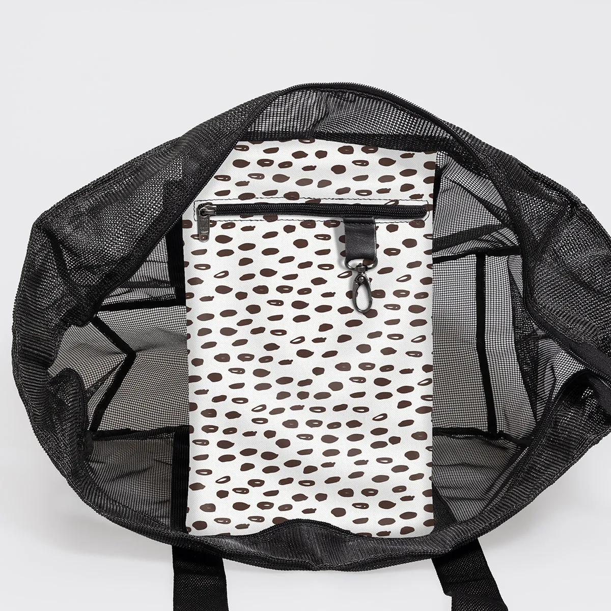 Meshie Jumbo Beach Bag BLACK