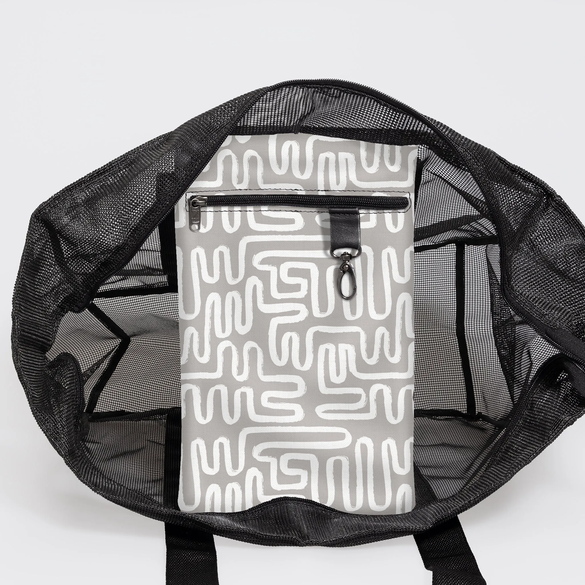 Meshie Jumbo Beach Bag BLACK