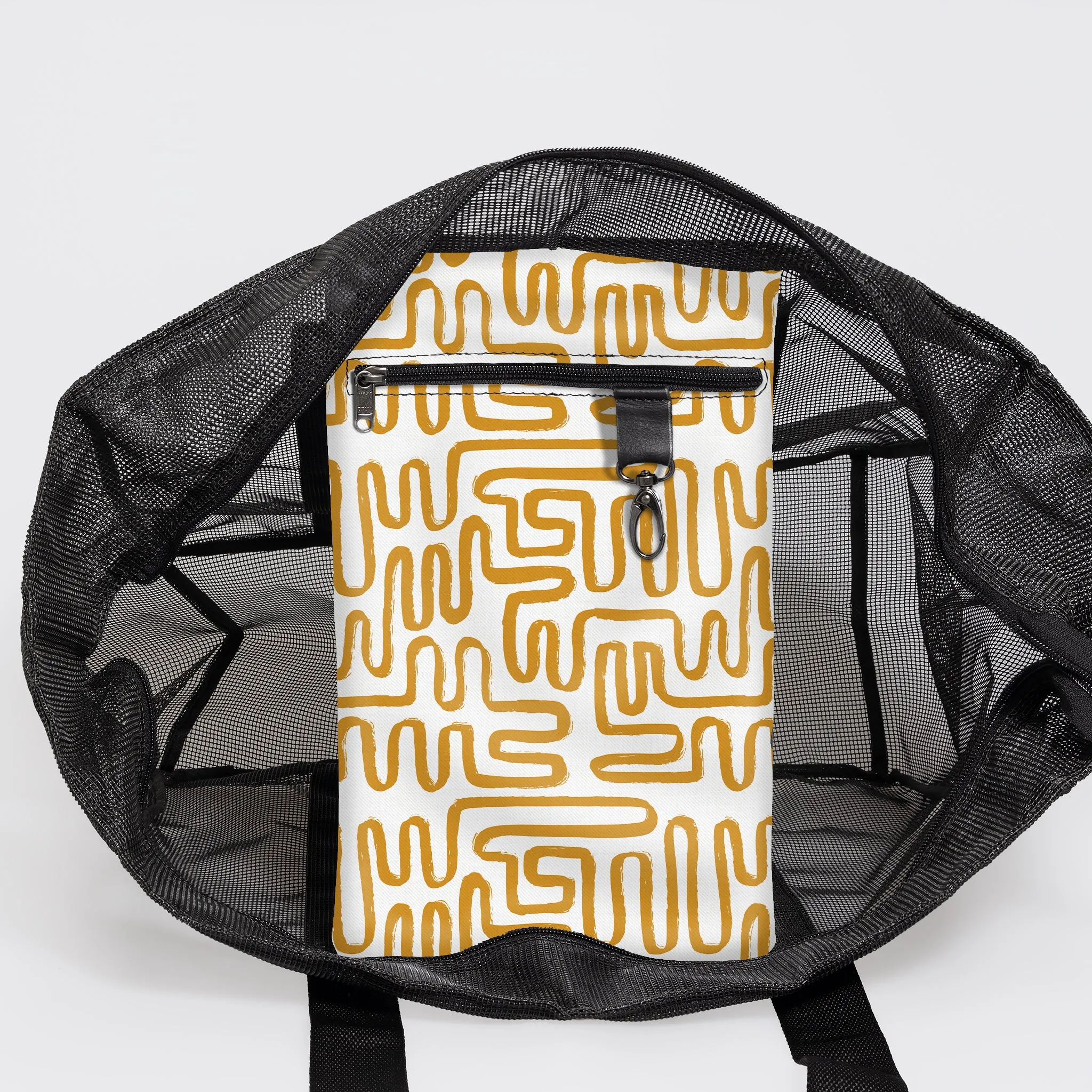 Meshie Jumbo Beach Bag BLACK