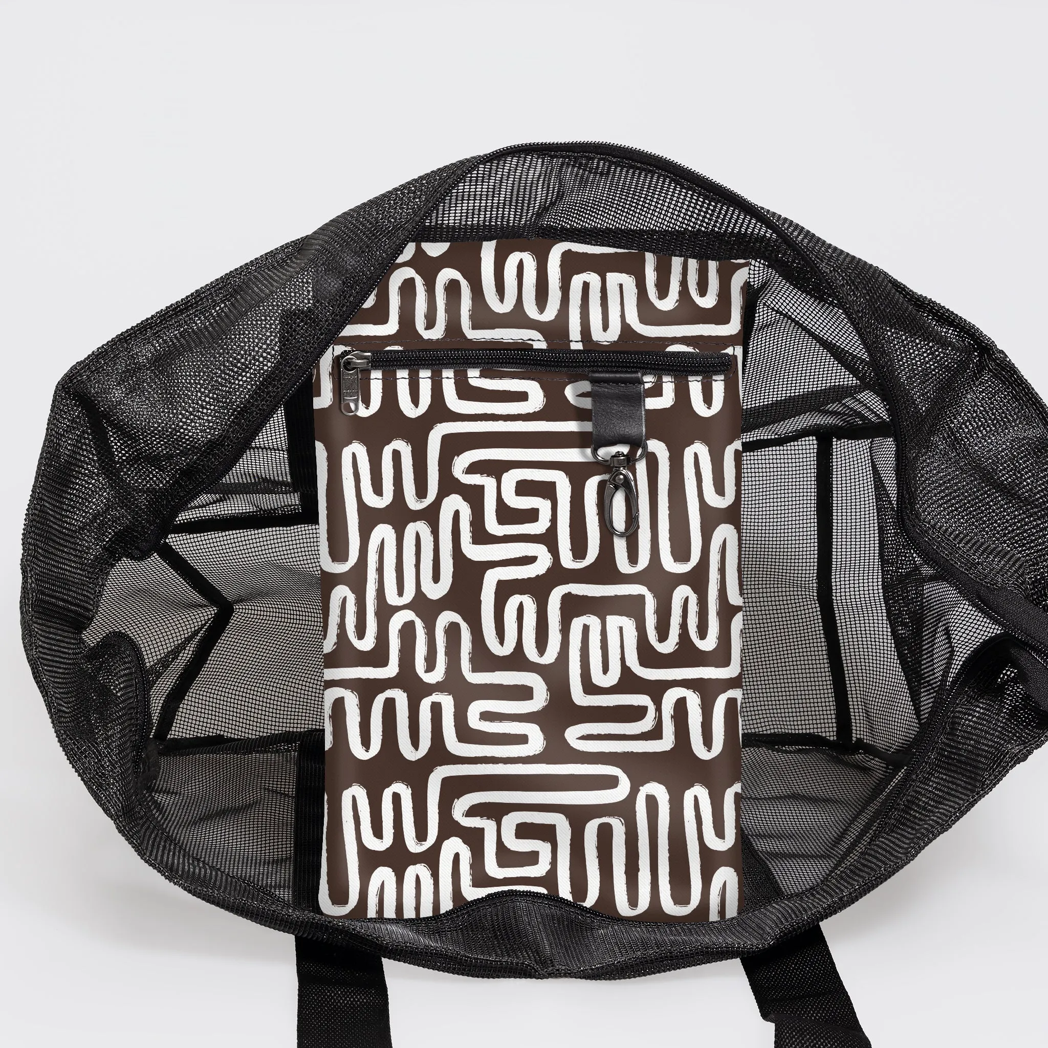Meshie Jumbo Beach Bag BLACK