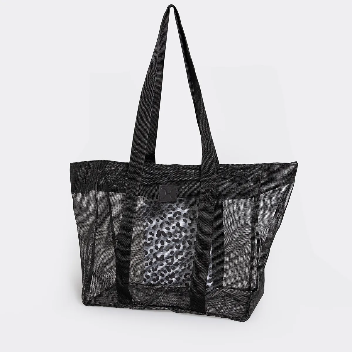 Meshie Jumbo Beach Bag BLACK