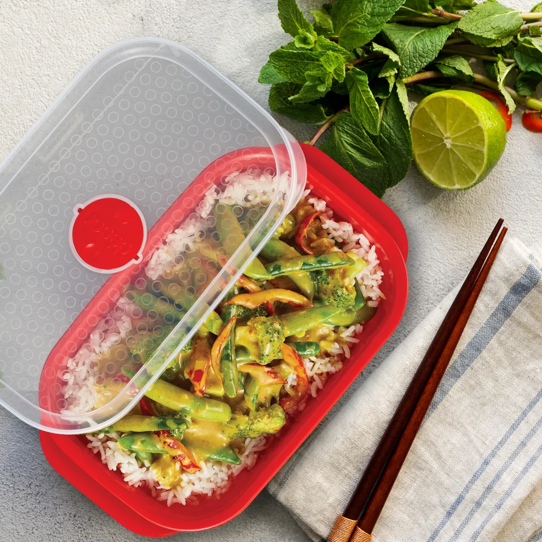 Microwavable Container, Oblong, 1.6L