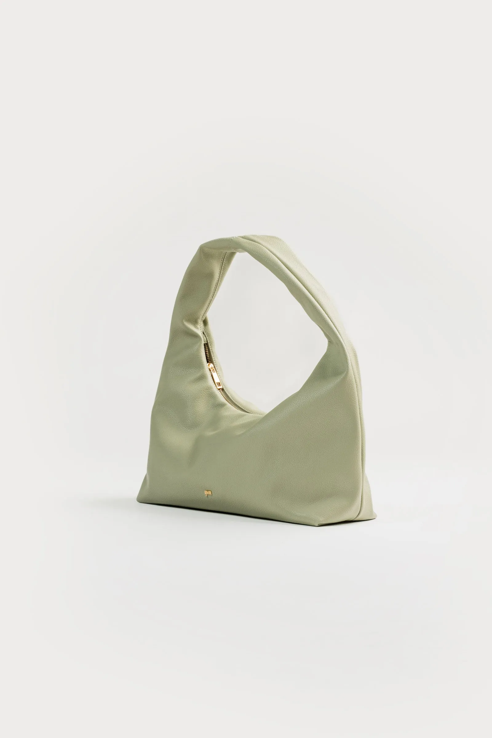 [ON HAND] Medium Hobo Bag in Sage (Light Pebbled)