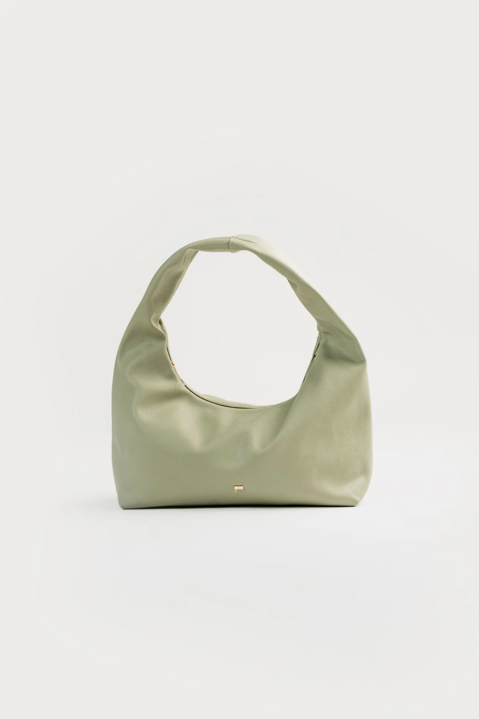 [ON HAND] Medium Hobo Bag in Sage (Light Pebbled)