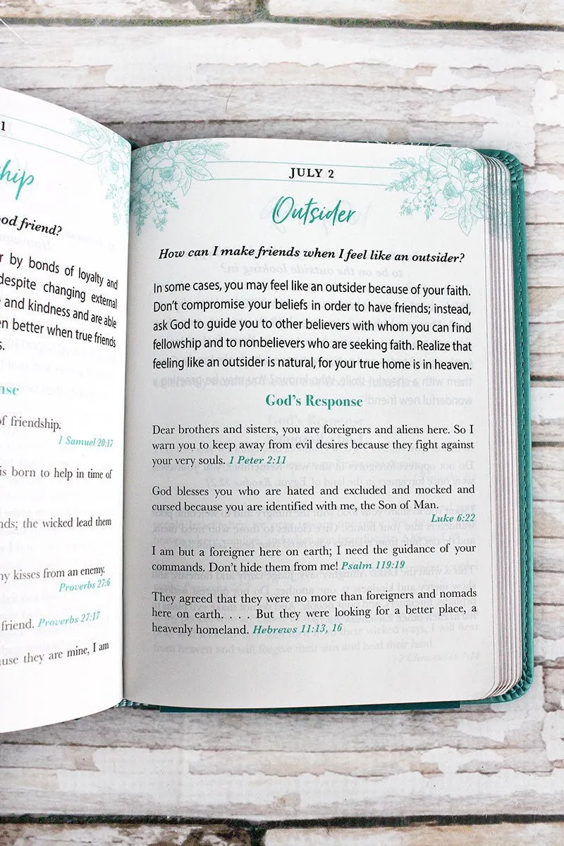 One Minute With God LuxLeather Devotional for Women