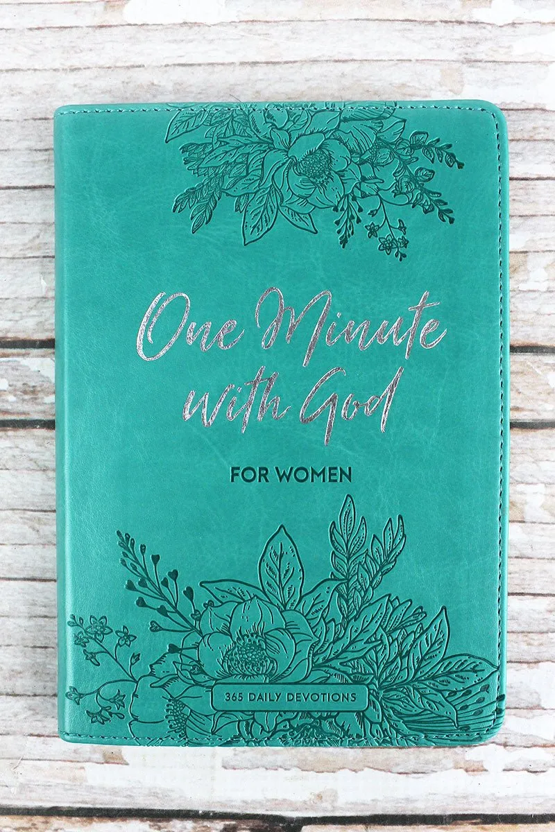 One Minute With God LuxLeather Devotional for Women