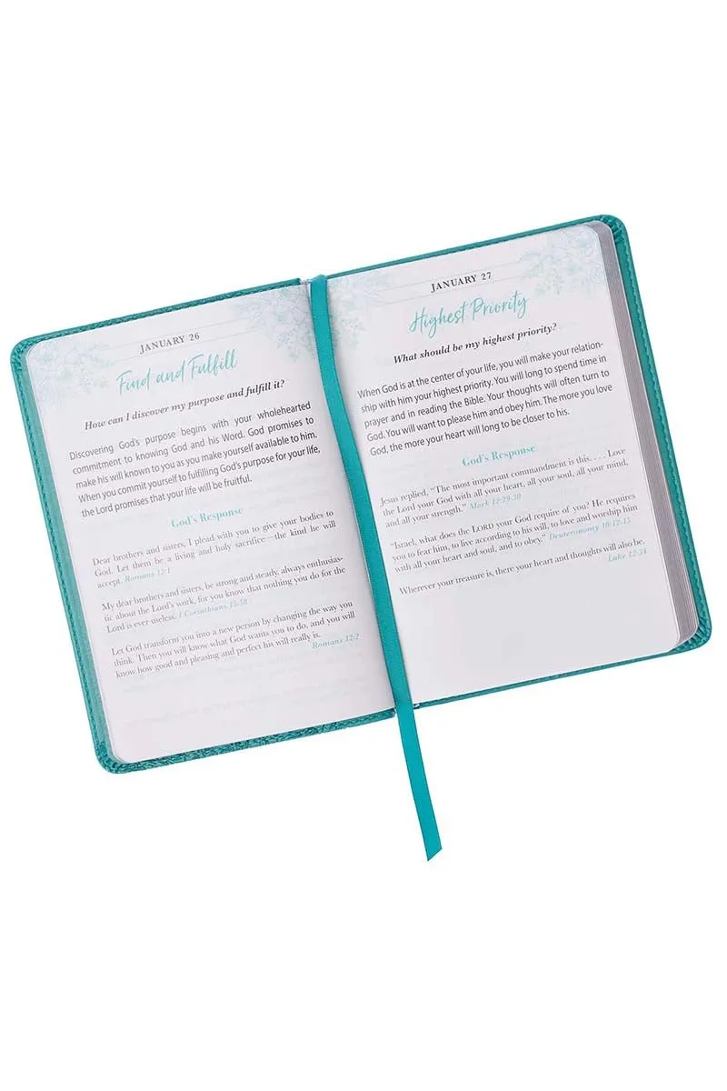 One Minute With God LuxLeather Devotional for Women