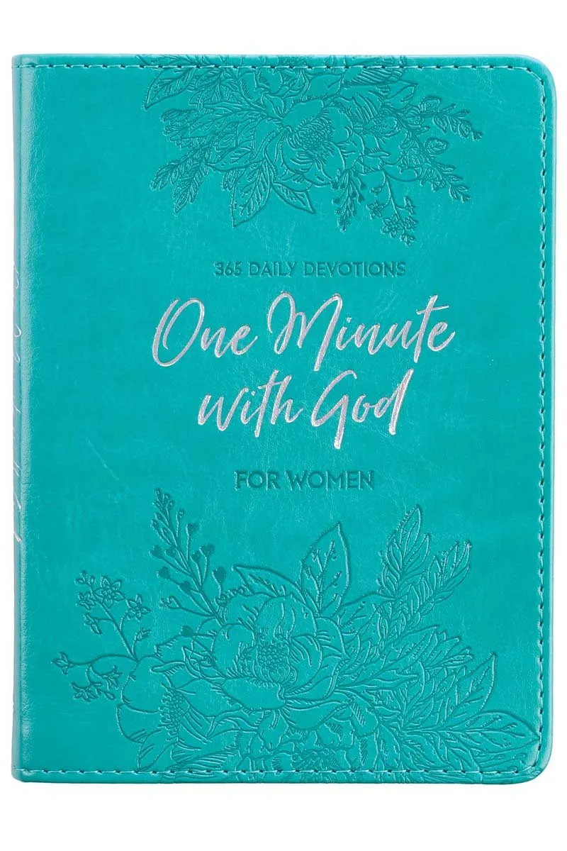 One Minute With God LuxLeather Devotional for Women