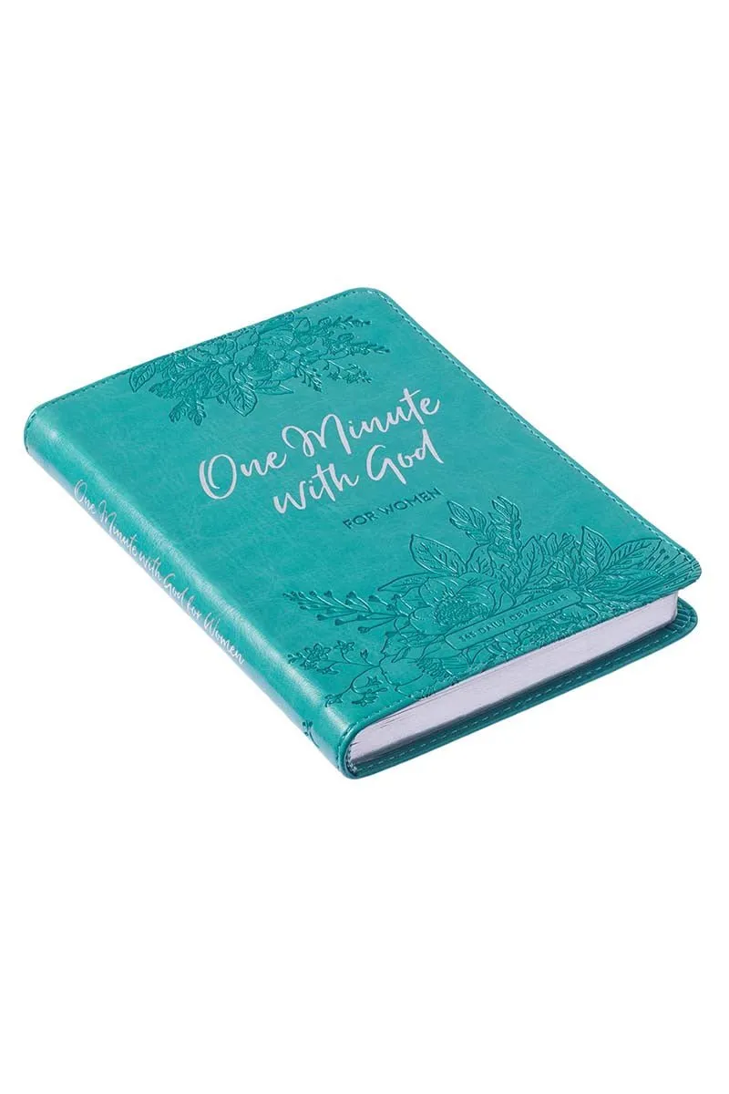 One Minute With God LuxLeather Devotional for Women