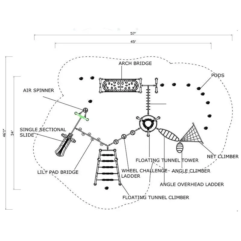 PDNX-1403 | Commercial Playground Equipment