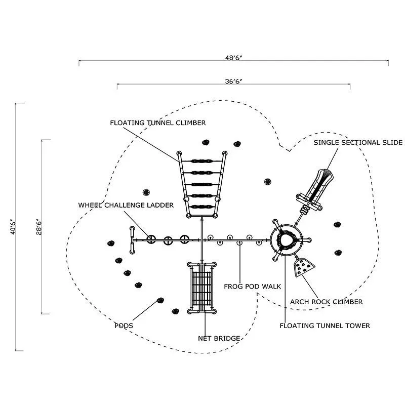 PDNX-1406 | Commercial Playground Equipment