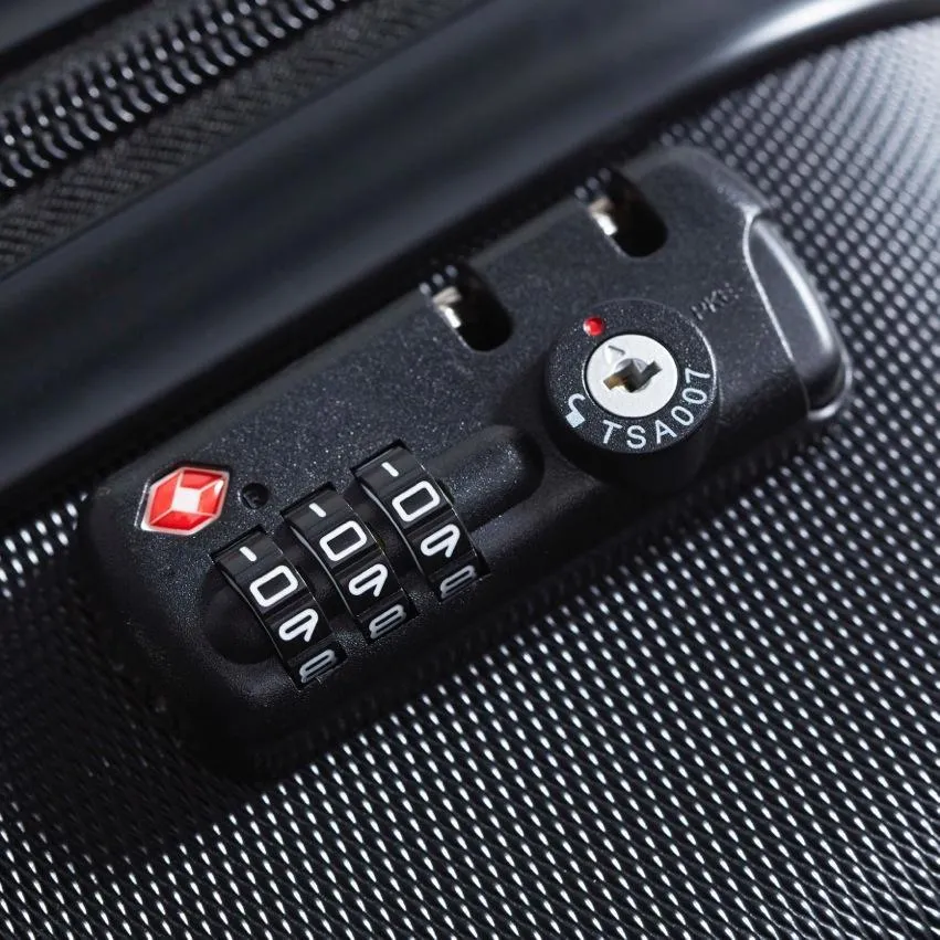 Personalised Suitcase | Black   Vanilla Colourblock
