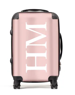 Personalised Suitcase | Blush Monogram