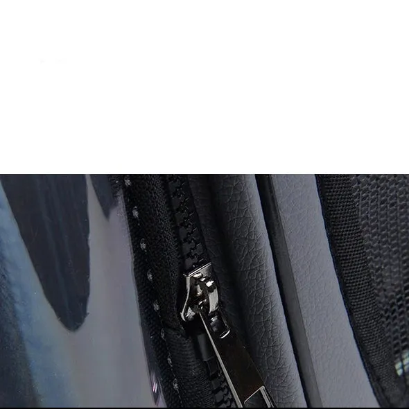 Pet Carrier Bag Portable Clear Cat Dog Comfort Tote Travel Bag Airline Approved