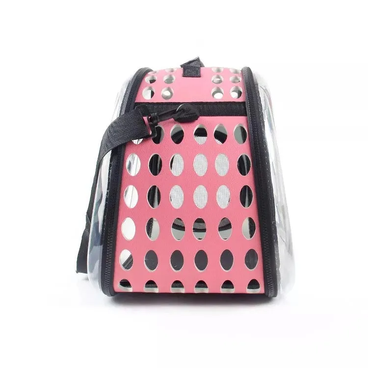 Pet Carrier Bag Portable Clear Cat Dog Comfort Tote Travel Bag Airline Approved