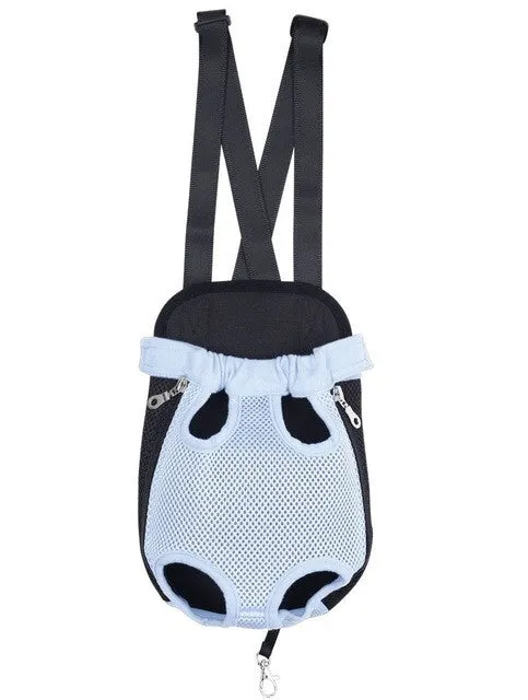Pet Carrier Dog Front Chest Backpack Five Holes Backpack
