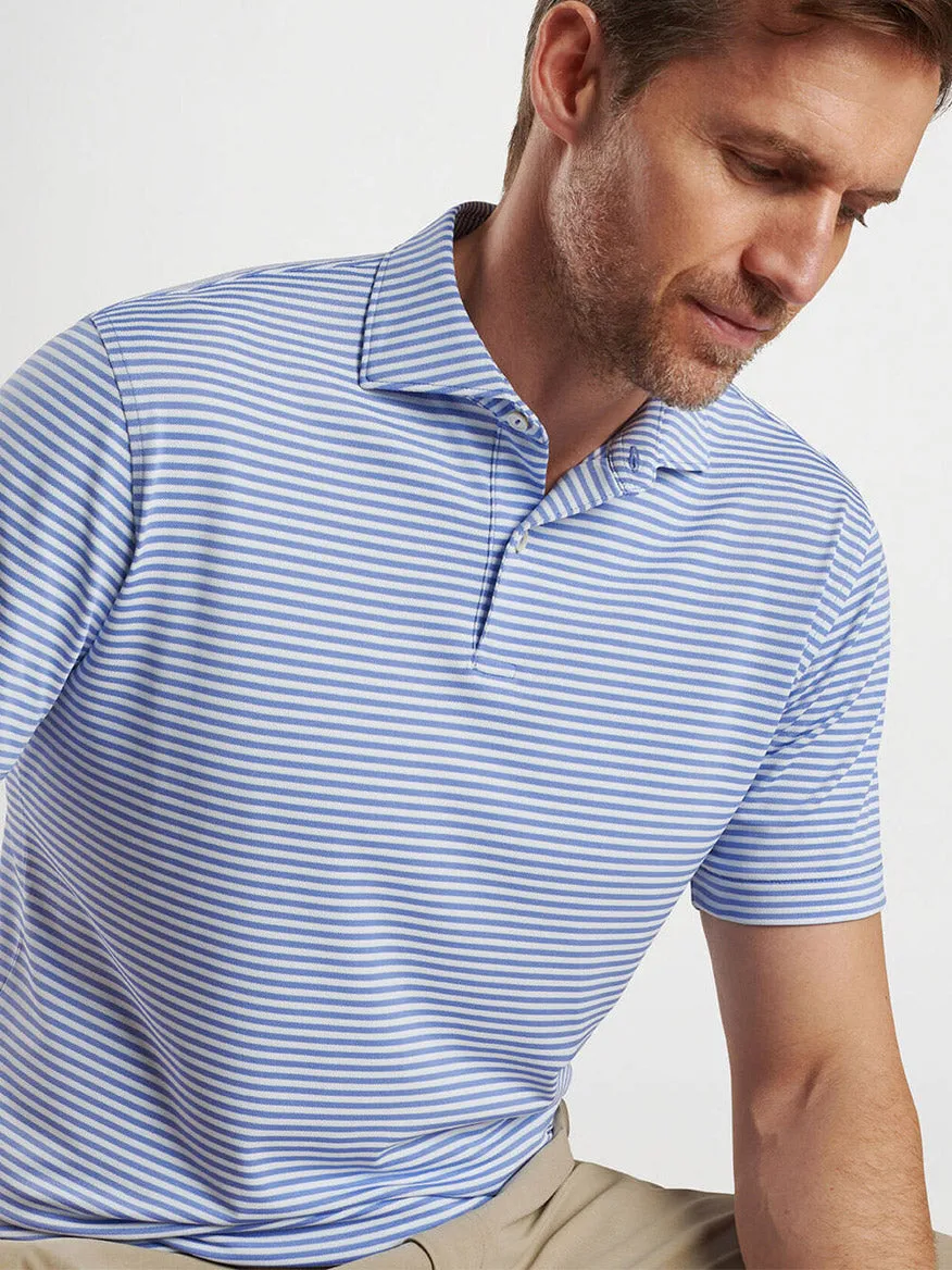 Peter Millar Tempo Performance Mesh Polo in Elixir