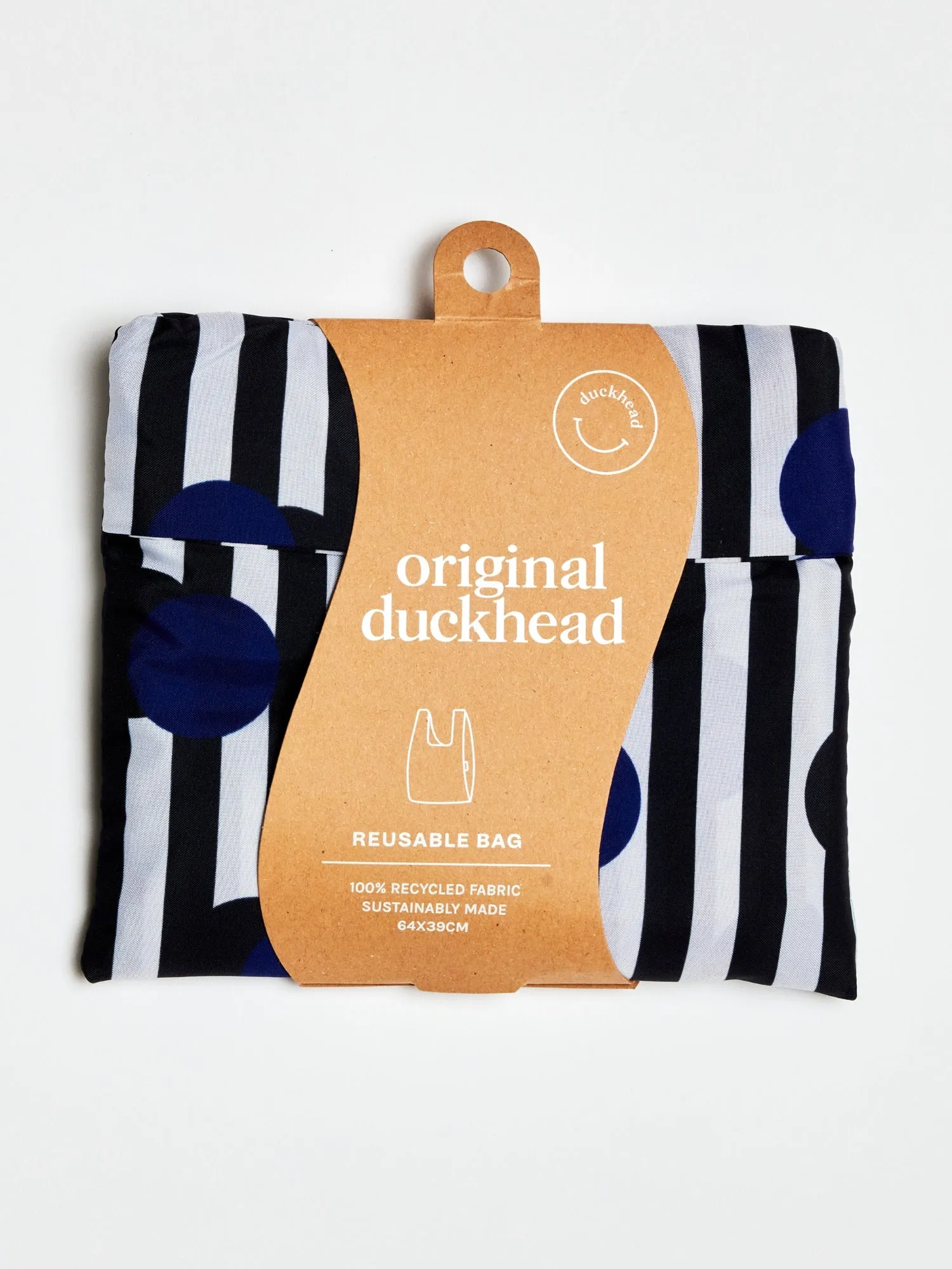 Polka Stripe Reusable Bag