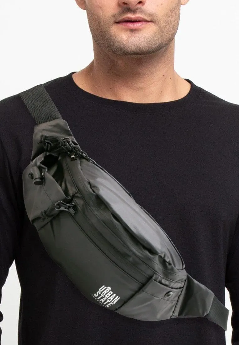 Poly Nylon Rider Small Waistpack - Black