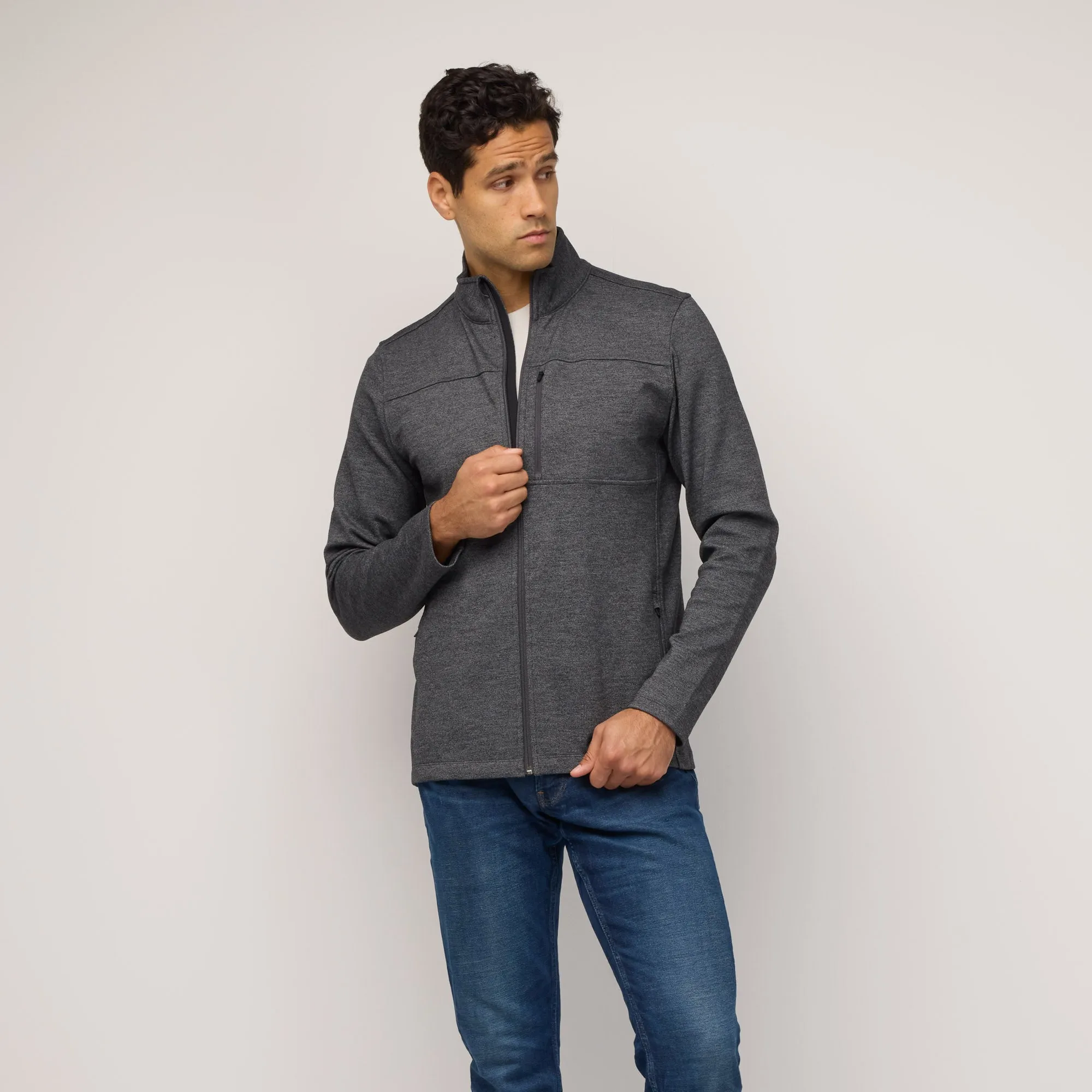 Ponte Full-Zip Jacket