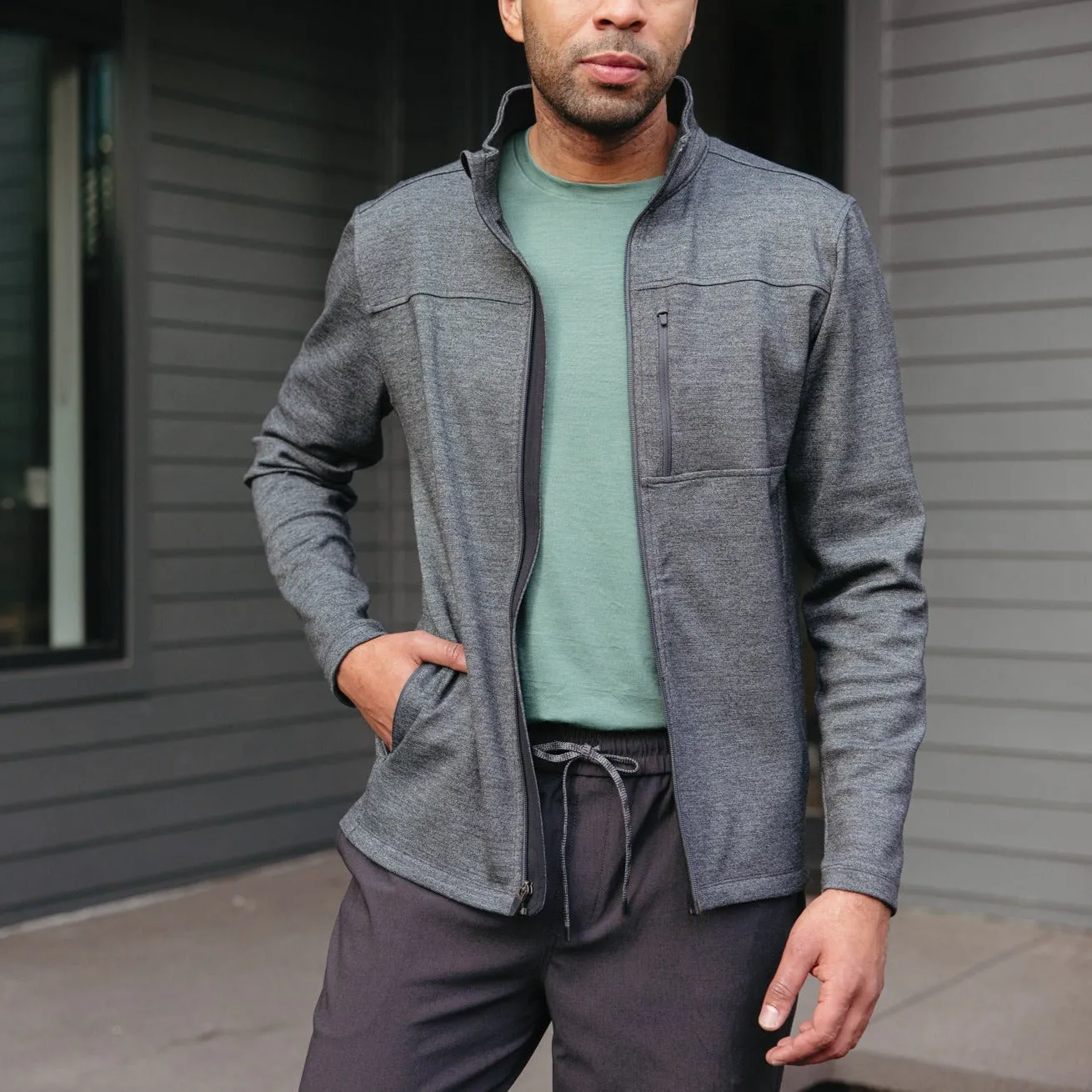 Ponte Full-Zip Jacket