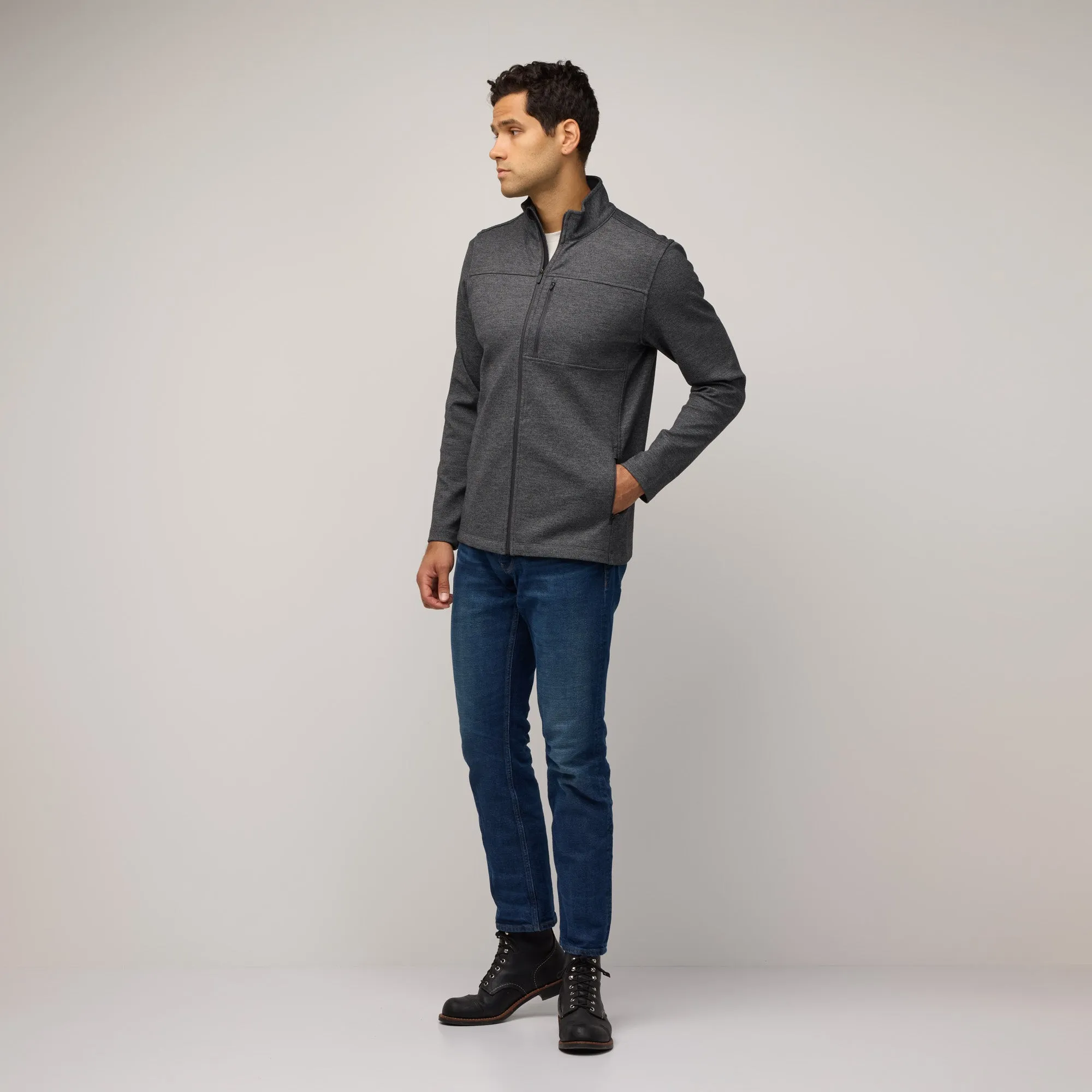 Ponte Full-Zip Jacket