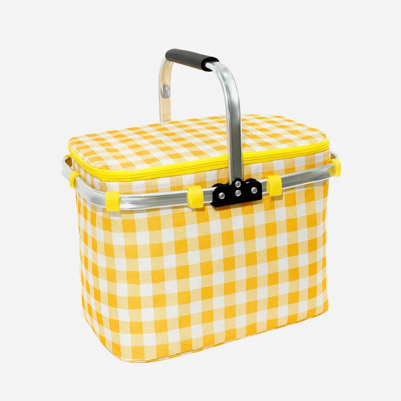 Portable Light-duty Travel Heat Insulation Insulation Bag Leak-proof Waterproof Thickened Aluminum Film Picnic Basket