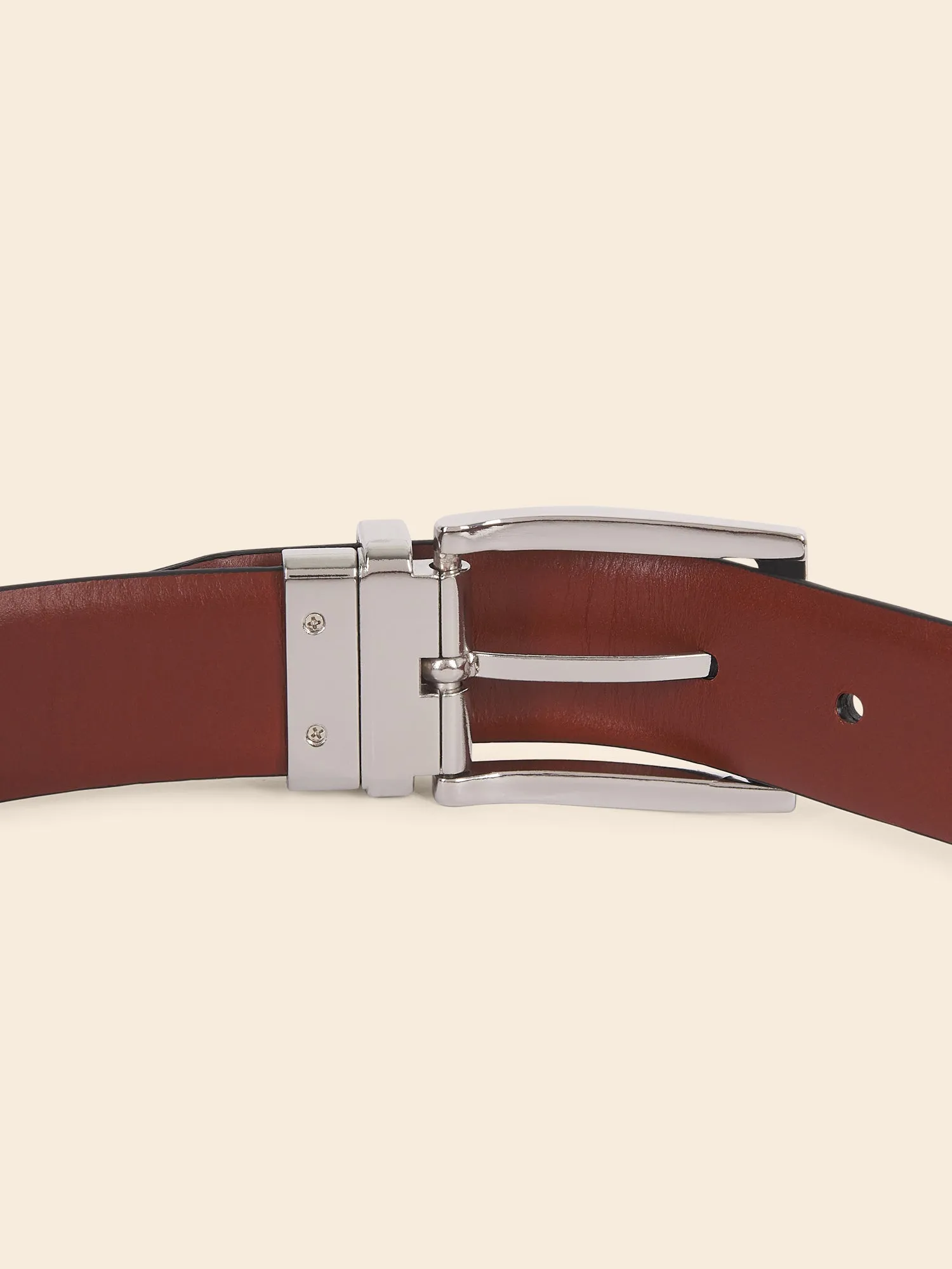 Reversible Leather Dress Belt