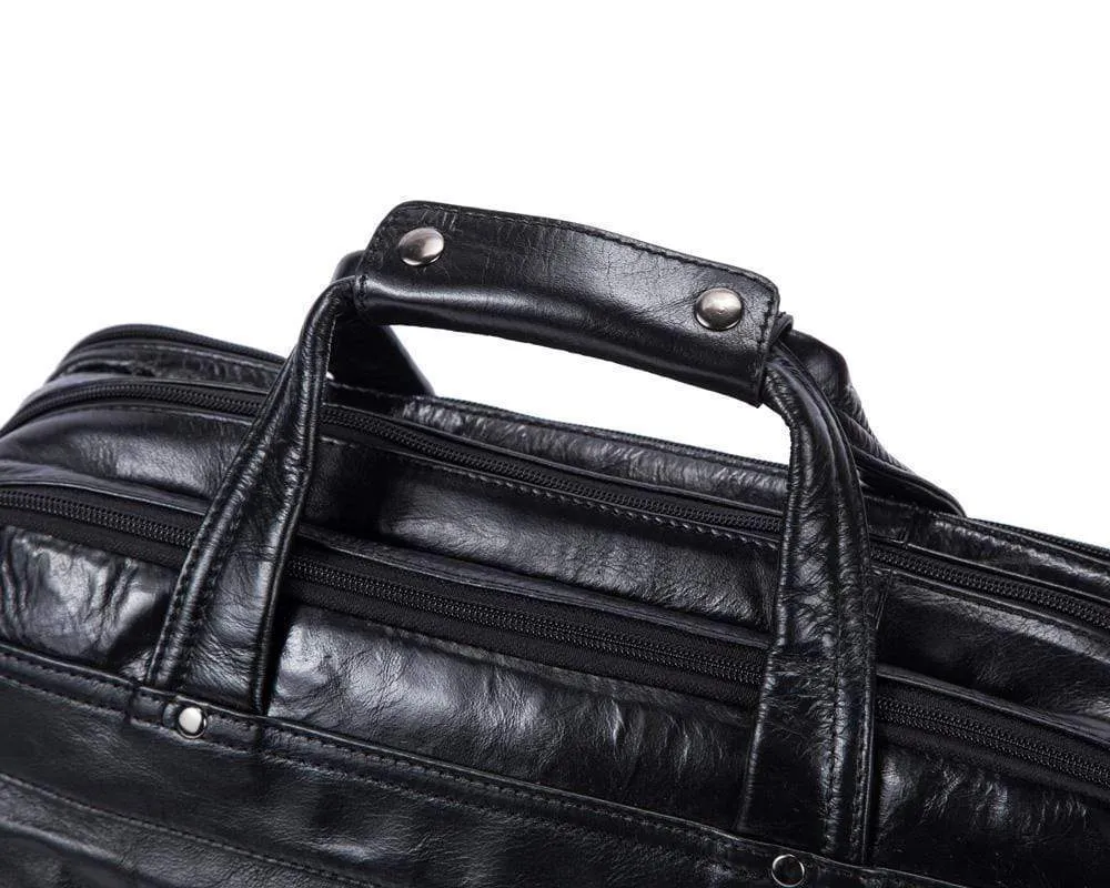 Rossie Viren  Leather  Mens Briefcase