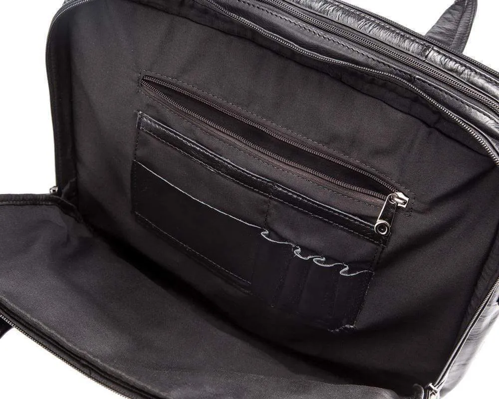 Rossie Viren  Leather  Mens Briefcase