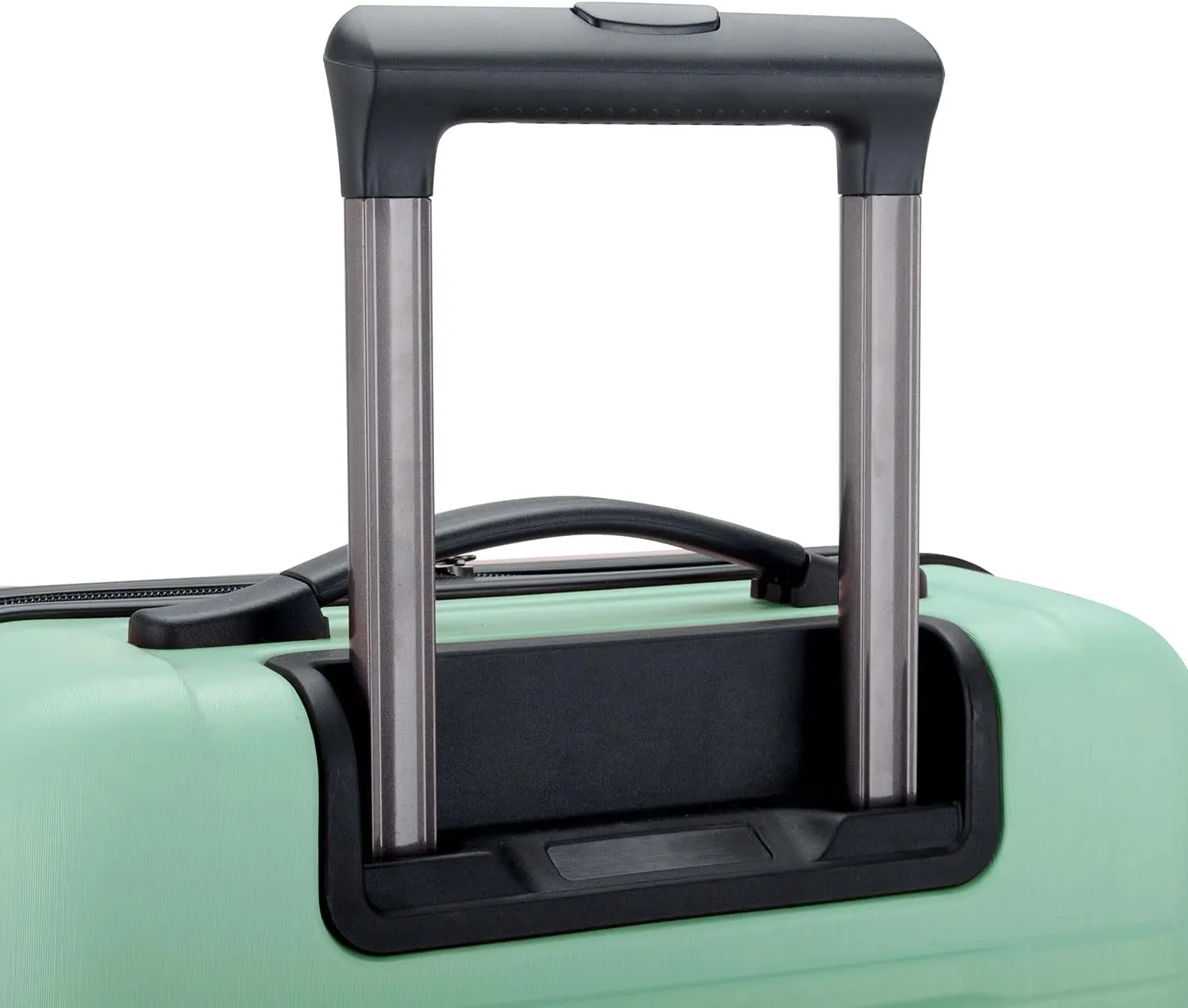 Rugged 30 Inch Hardside Top Handle Black Spinner Luggage Suitcase