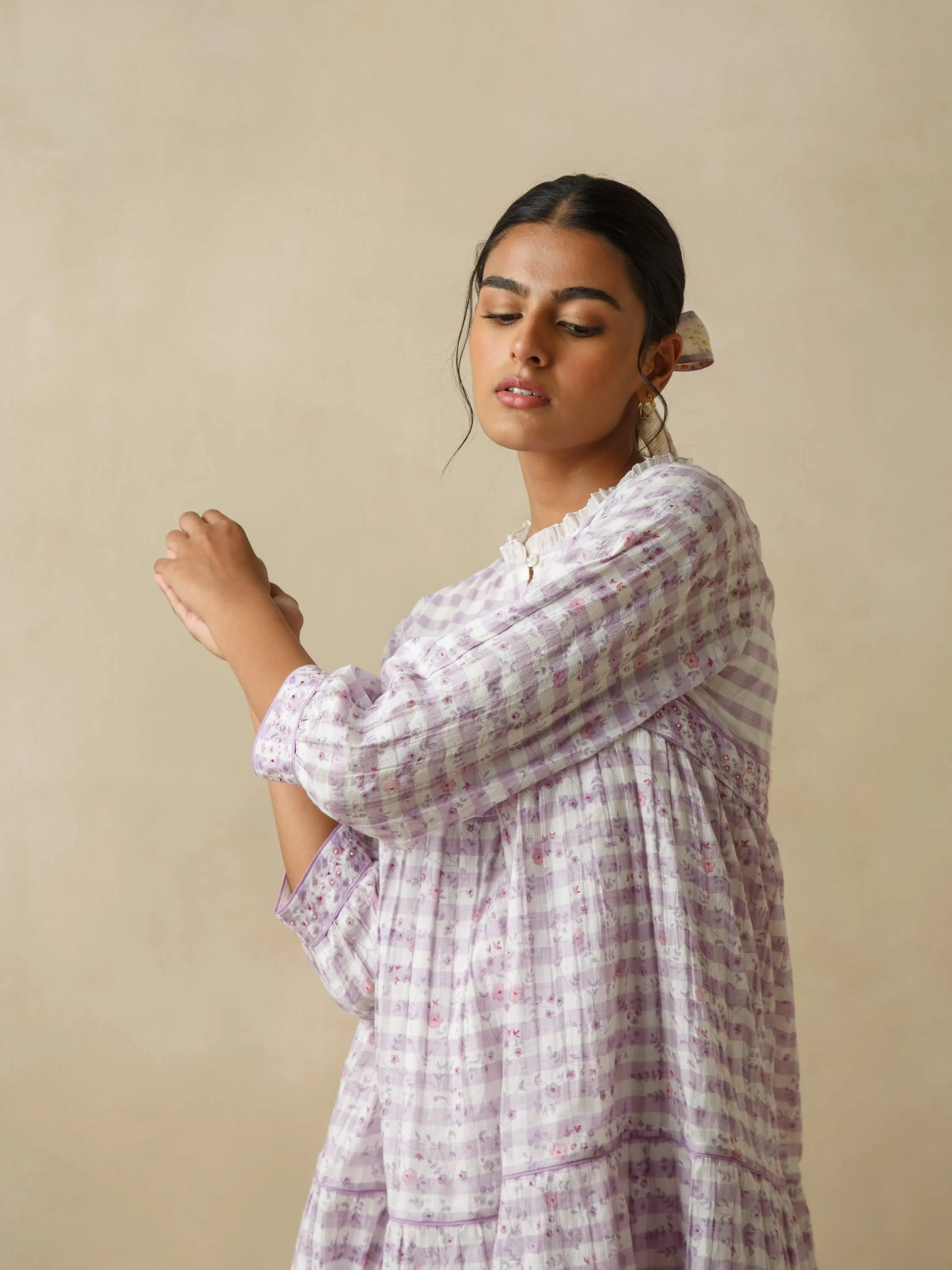 Sallyrosa Cotton Check Dress