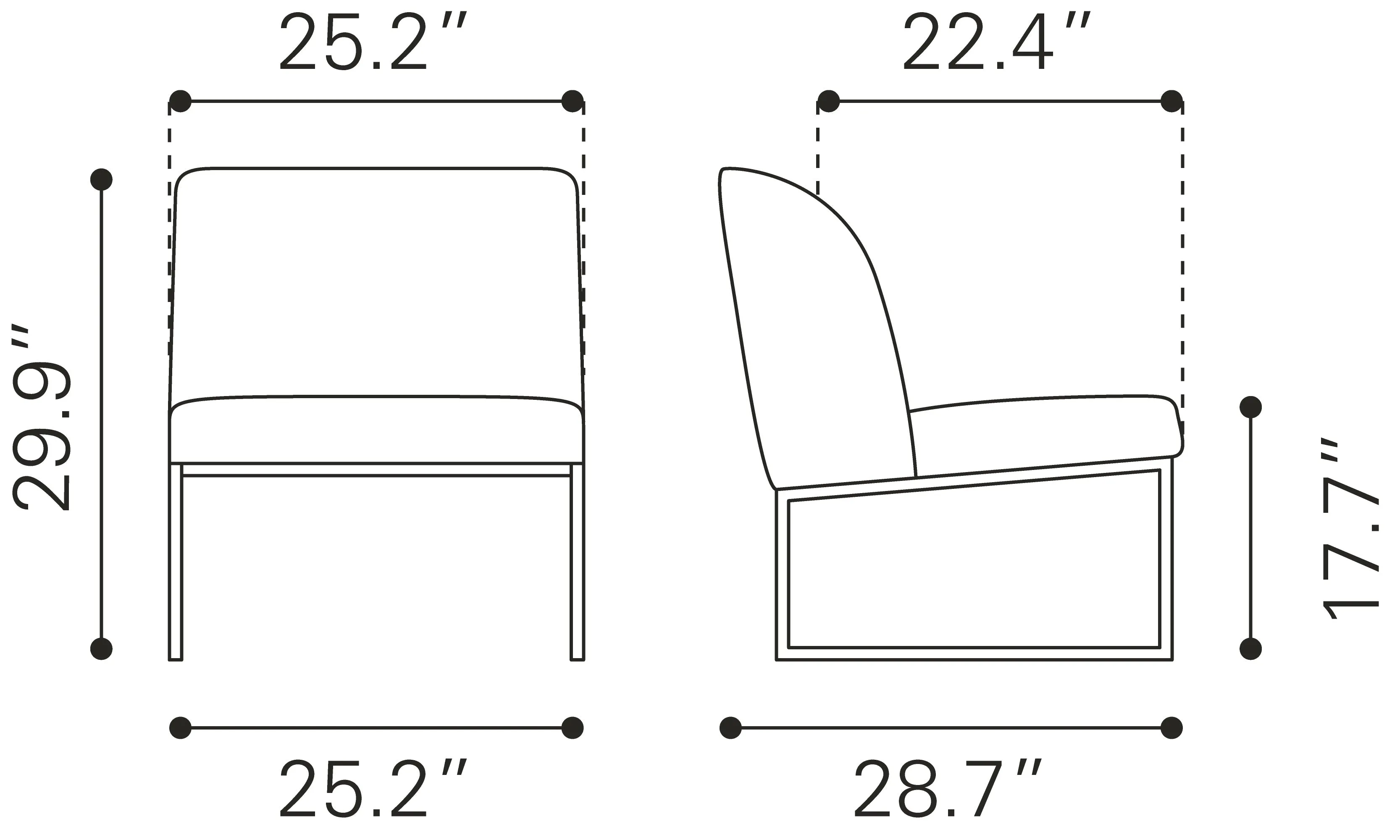 Sante Fe Accent Chair Brown