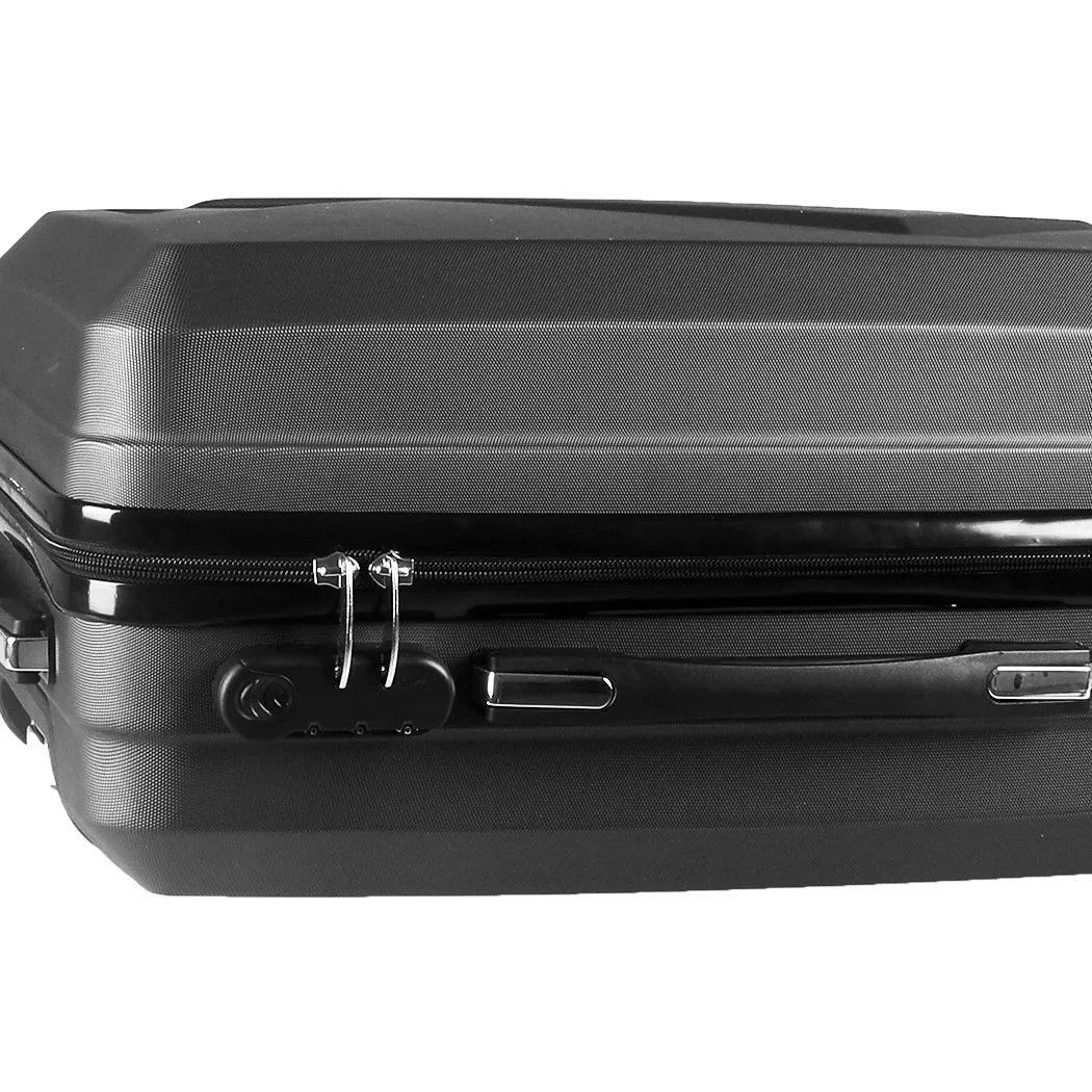 Set of 2 20"Travel Luggage Set - Dark Grey