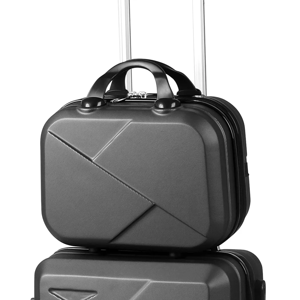 Set of 2 20"Travel Luggage Set - Dark Grey